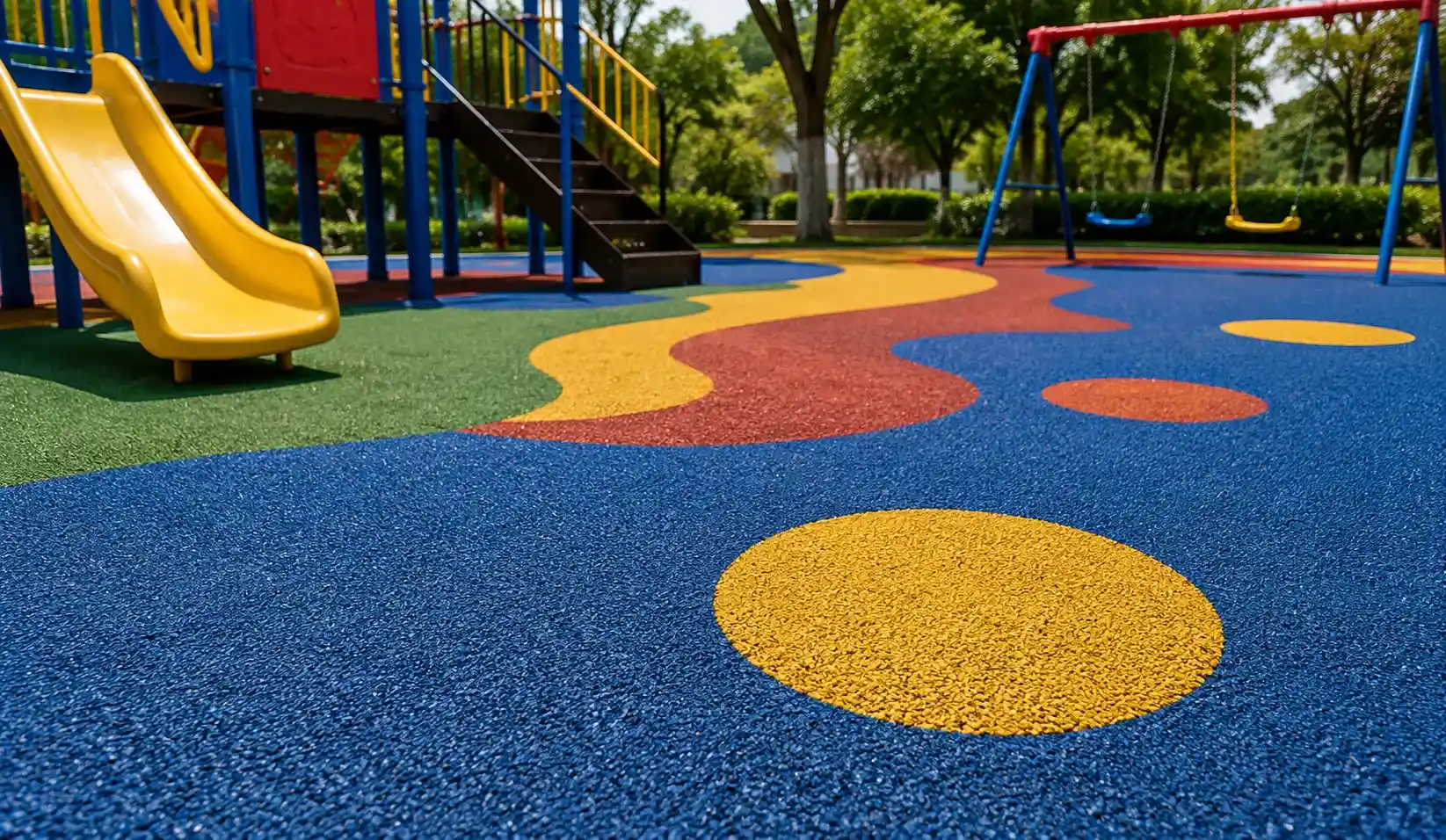 Playground Safety Surfaces Rubber Granule